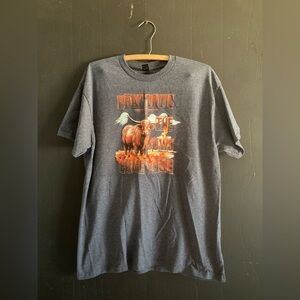 Gildan Gray Graphic Short Sleeve Tee